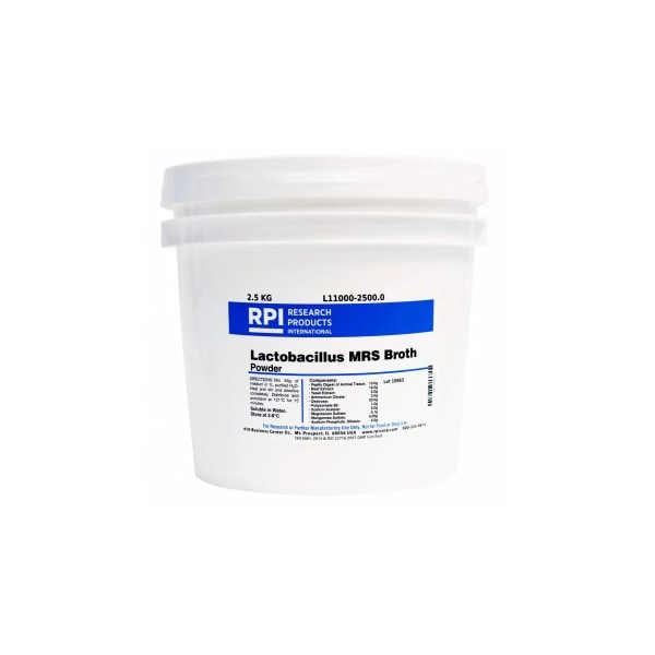 Lactobacillus MRS Broth Powder, 2.5 KG